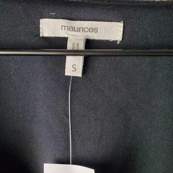 Maurices Metallic Sparkly V-Neck Blouse Size S NWT - Picture 4 of 7